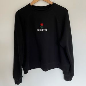 Brunette The Label “Brunette” Sweatshirt